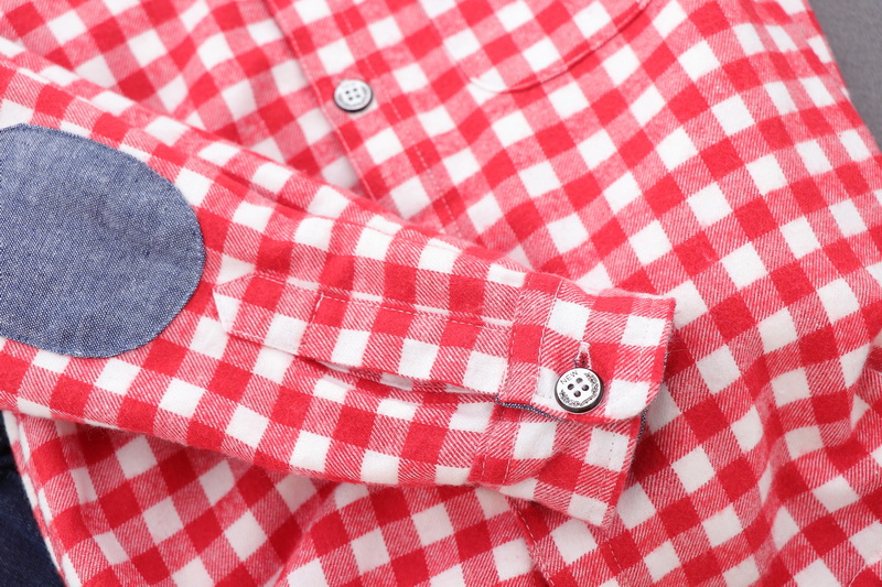 Áo thun cotton bé trai cộng với áo nhung mùa thu đông Các mẫu áo bé trai kẻ sọc dày bé cotton ấm áp thời trang bé gái