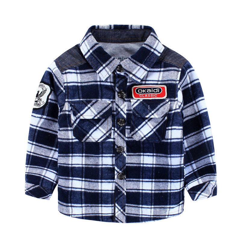 Chemise garcon à manche longue - Ref 2077323 Image 7