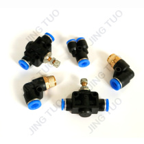 Computer car gas cylinder elbow 6-turn 4-way three-way regulator computer sewing machine sewing machine various tracheal joints