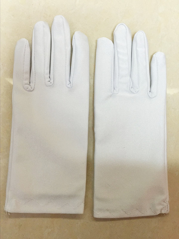 Hiệu suất Găng Tay Trắng Găng Tay Nghi Thức Sân Khấu Biểu Diễn Găng Tay Spandex Jazz Vũ Nghi Thức Găng Tay Tại Chỗ bao tay nữ