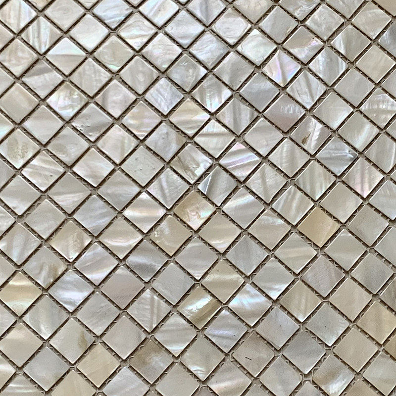 afsj Fantasy Natural Pearl White Shell Mosaic Bar Bar Background Background Background Wall Modern Simple