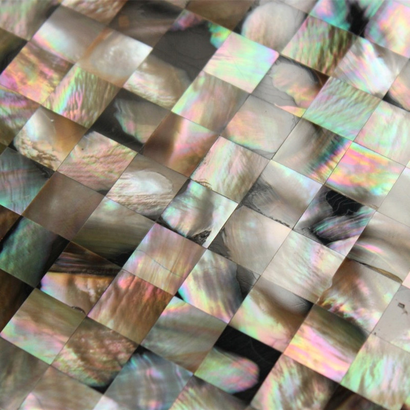 【Aofei】1.5-Piece Imported Penguin Shell Mosaic Tile, Densely Packed Composite Board Base, High-End Background