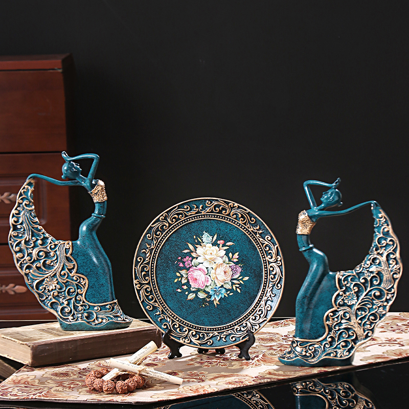Nordic dancer creative beauty decoration home model decoration living room wine cabinet TV cabinet art small crafts