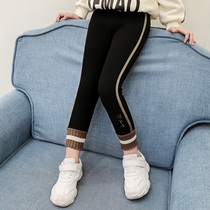 Girls leggings Mid-thick autumn winter clothing 2020 new childrens clothing thick warm childrens fashionable pants