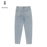 Весенние джинсы, штаны, 2021 года, тренд сезона, городской стиль, свободный прямой крой