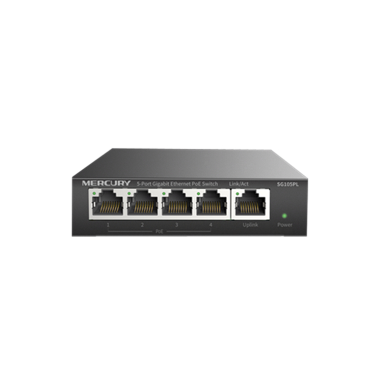 MERCURY Mercury SG105PL 5 mouth one thousand trillion POE switch monitoring POE network route powering