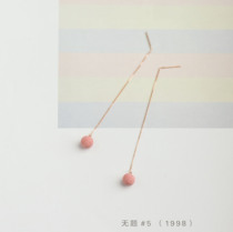 Flower Juku Earrings Woman Retro Frosted Pure Silver s925 Korea Long earline bag Gold superfairy Temperament Only Sold 