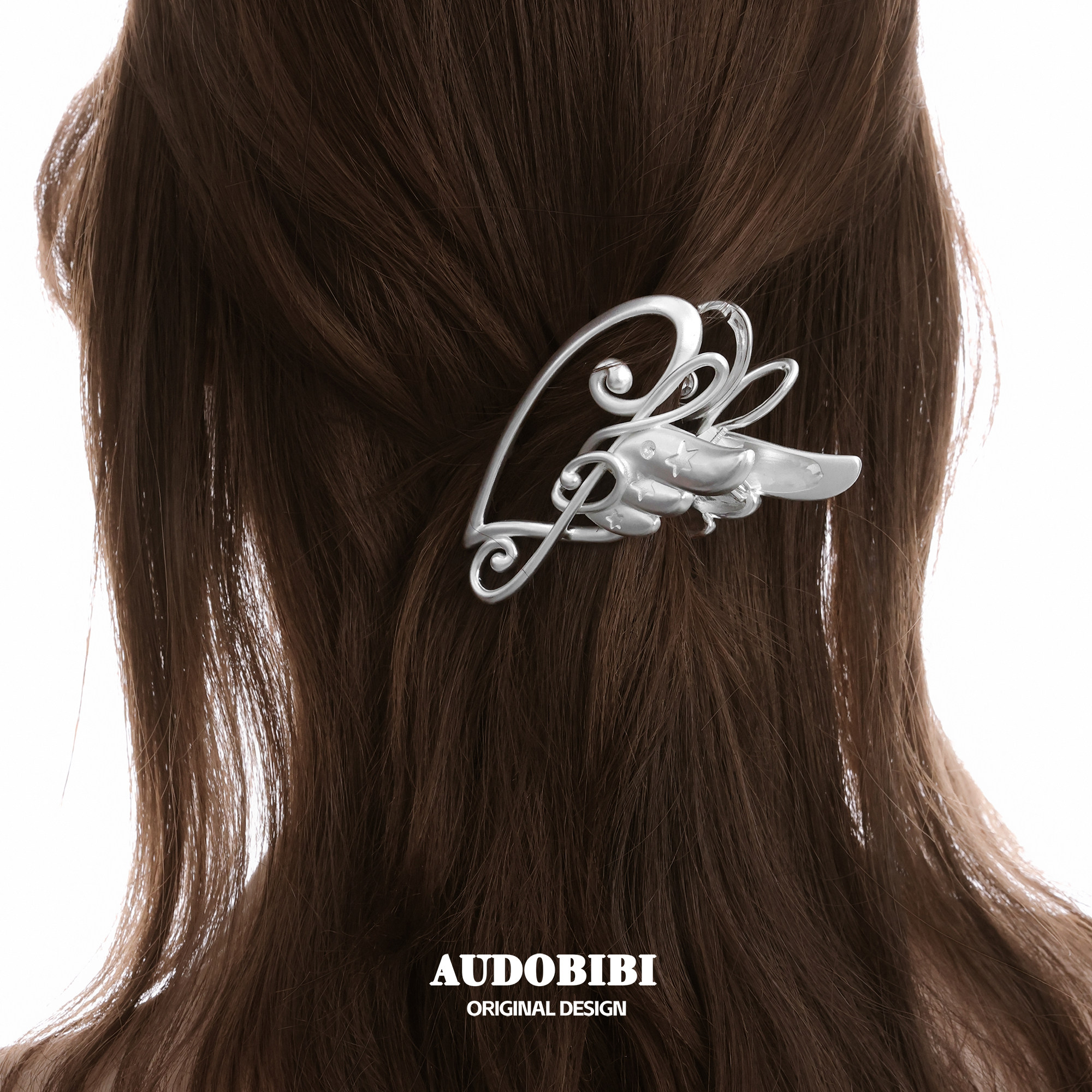 "Парение высоких нот" AUDOBIBI оригинальная заколка для захвата крыльев Angel Note Advanced sense Заколка для волос Shark clip Изображение 1