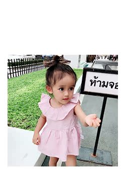 Baby 乐 女 宝宝 连体 衣服 Mùa hè bé mùa hè nam 0 Phù hợp với bên ngoài 3 tháng Yếm trong túi fart