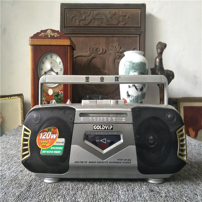 85 New gold brand portable GP-956 recorder Retro collection props club nostalgic dining room window decoration