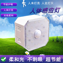 LED large wattage human body infrared sensor lamp intelligent light control lamp toilet aisle corridor corridor cassette ceiling