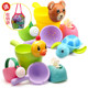 Children's bath toy water car boys and girls little yellow duck shampoo cup baby baby watering can set beach