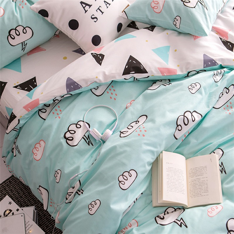 Tùy chỉnh mẫu giáo nệm bộ trẻ em bông quilt cover quilt cover bé cotton twill quilt cover tấm chăn mỏng mùa hè