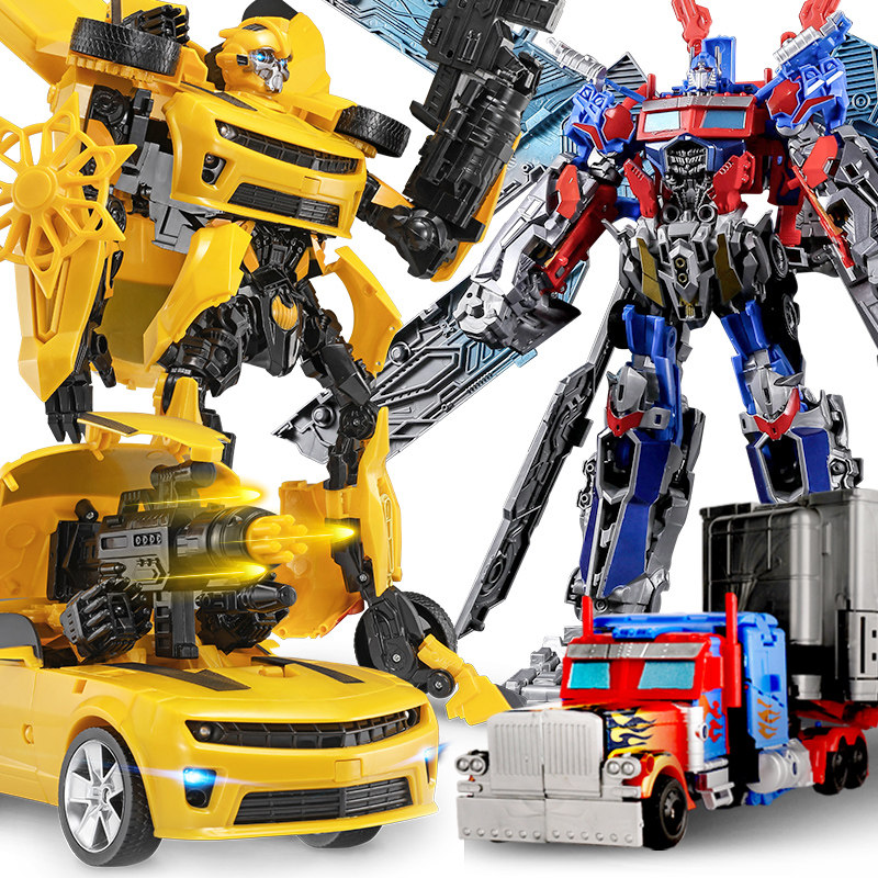 Transformed toy King Kong 5 car model robot bumblebee super model children boy 6-year-old puzzle gift box