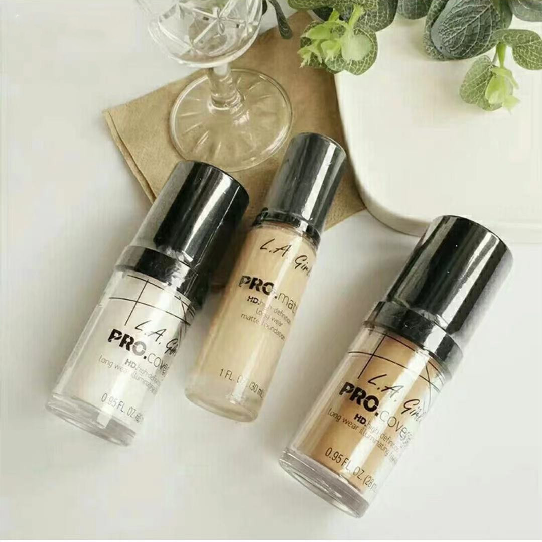 Bonded spot LA Girl HD concealed flour 28ML Los Angeles girl 641 Pure white matte tuning liquid