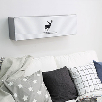 Bedroom Nordic fawn Haiermei Gree 1 5p hook wall-mounted air conditioning cover simple modern dust cover
