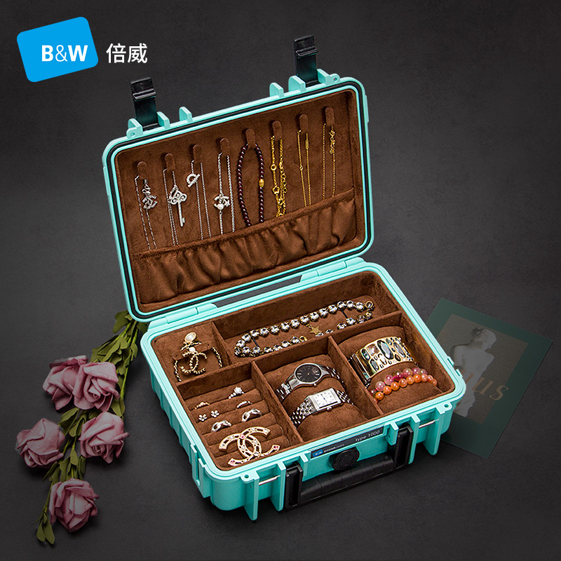 German BW Weiwei Jewellery Hand Watch Ring Necklace Special Containing Portable Safety Protective Case Waterproof Anti-Tide Box