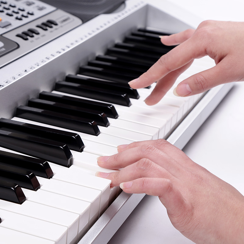 Meike Electronic Organ MK-810 Adult Children Beginners Getting Started Multifunctional Kindergarten Intelligent Professional Teaching Piano 61 keys