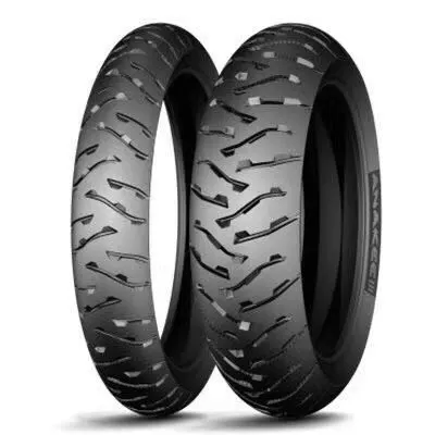 Mạng đầu máy Lốp xe máy Michelin AK3 120-70-19 / 190-60-17 Lốp chân không chống trơn trượt - Lốp xe máy