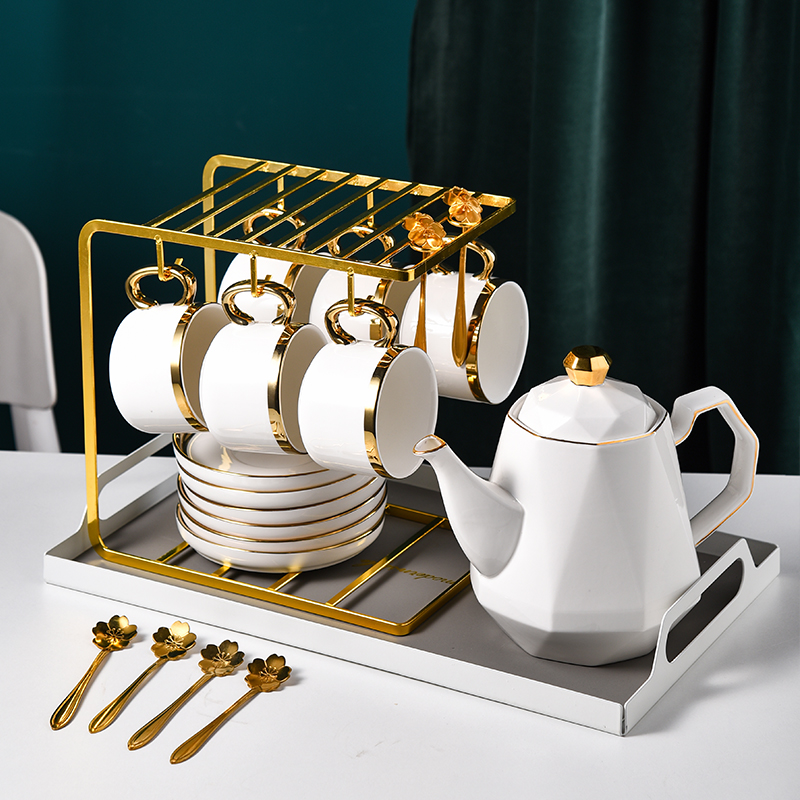 Coffee Cup Suit Eurostyle Small Lavish Home Ceramic Coffee Cup Saucer Cups Upscale Yingstyle Afternoon Tea Tea Set