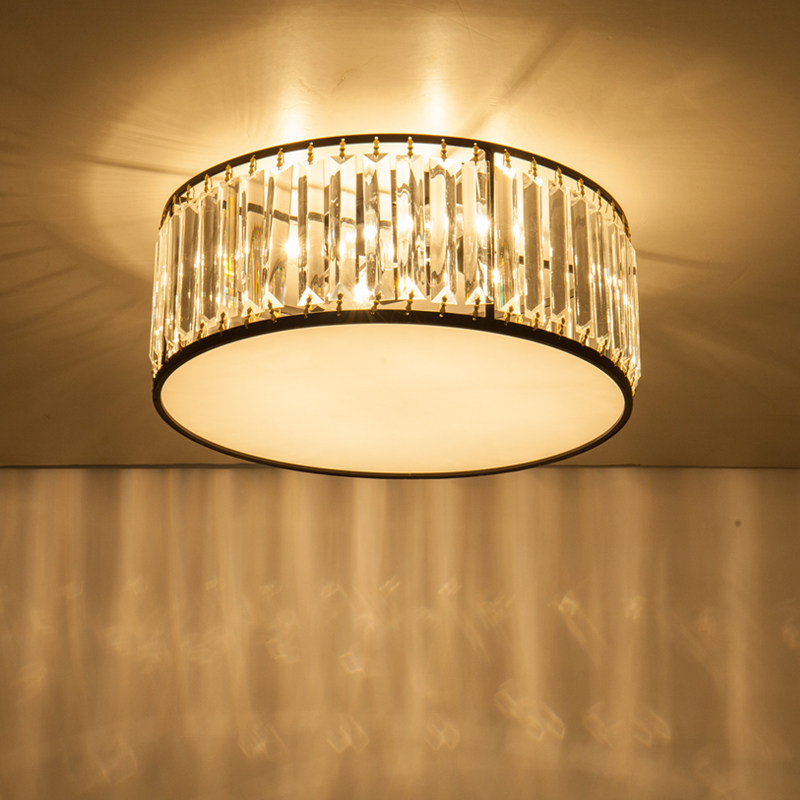 Nordic lighting bedroom study warm creative atmosphere home light luxury American modern minimalist crystal ceiling lighting