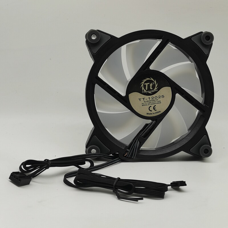 Tt-Hurricane 12cm Case Cooling Fan 5V Sync Case Fan Argb 4-Pin Pwm