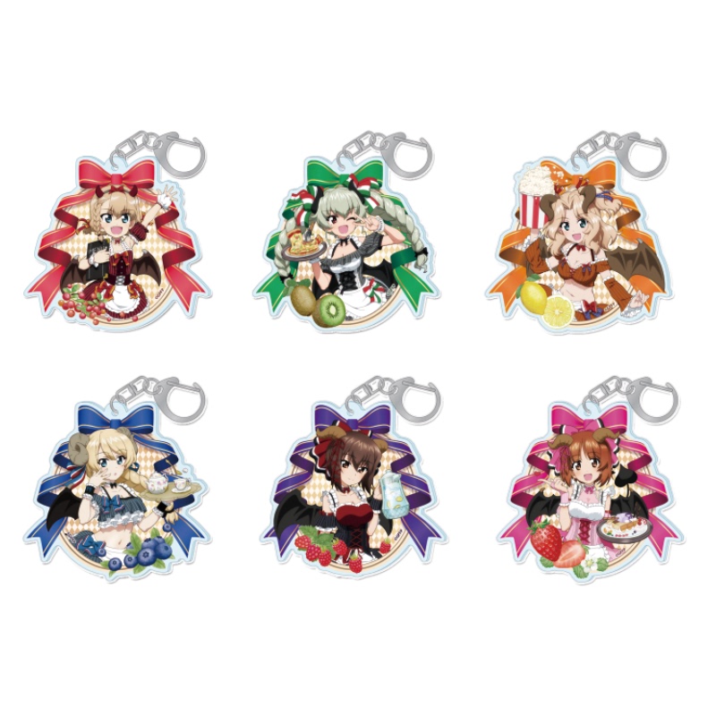 Girls Und Panzer Darjeeling Kaili Island Tsushima Arika Shouan Chubika Chuscha Acrylic Keychain Girls Und Panzer Darjeeling Kaili Island Tsushima Arika Shouan Chubika Chuscha Acrylic Keychain