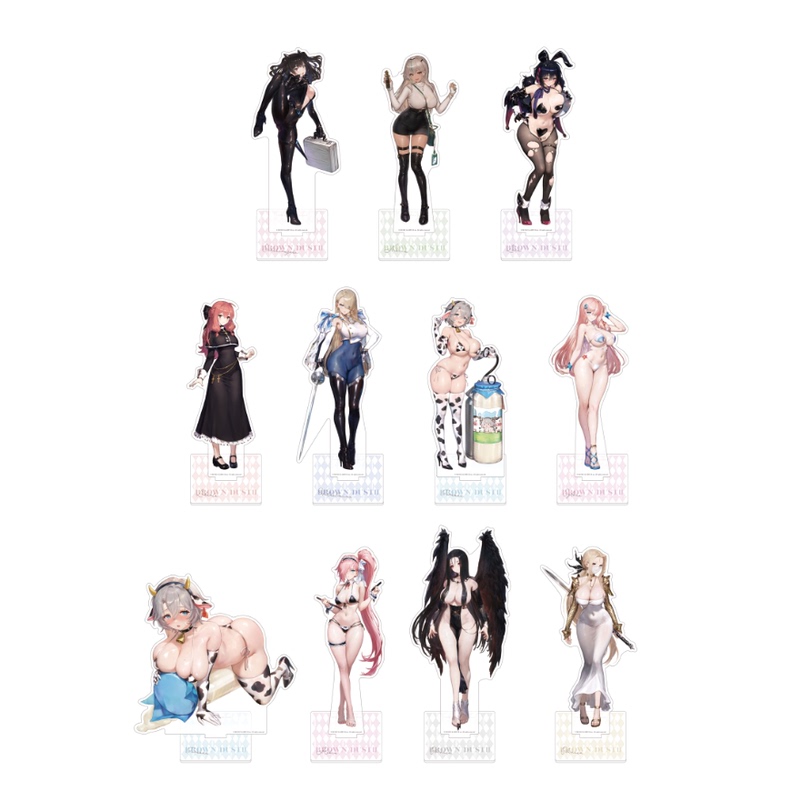 Brown Dust Anjelica Eric Tiana Rodelas Sillia Grantz Acrylic Standee