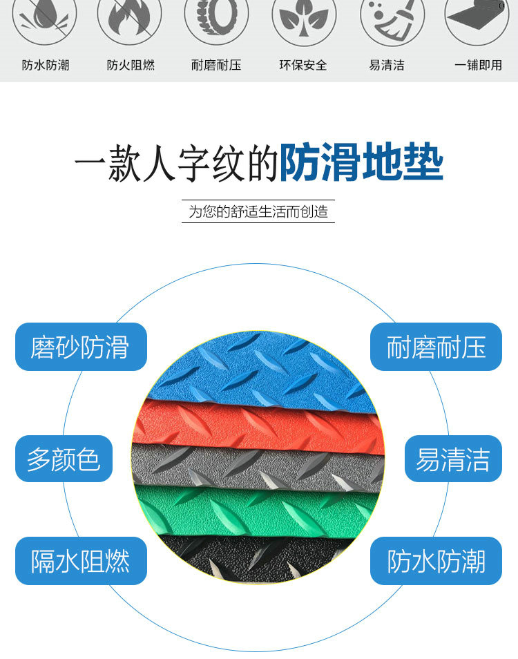 Oxford pad mặc PVC mat thảm sàn thảm dày thảm không trơn trượt thảm nhựa không thấm nước thảm chùi chân nhà - Thảm sàn thảm xốp cho bé