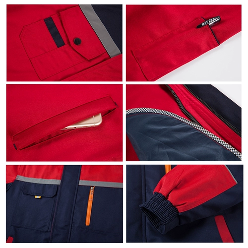 Демисезонный пуховик для работы, защищающий от холода комплект, куртка, увеличенная толщина