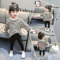 Girls autumn cotton long sleeve female baby T-shirt 2019 new fashionable foreign children BAO WEN base shirt 1-3 years old
