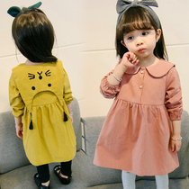 Girl dress 2021 New Korean style spring dress 3 princess dress 4 little girl 5 skirt 6 years old 1 baby girl 2