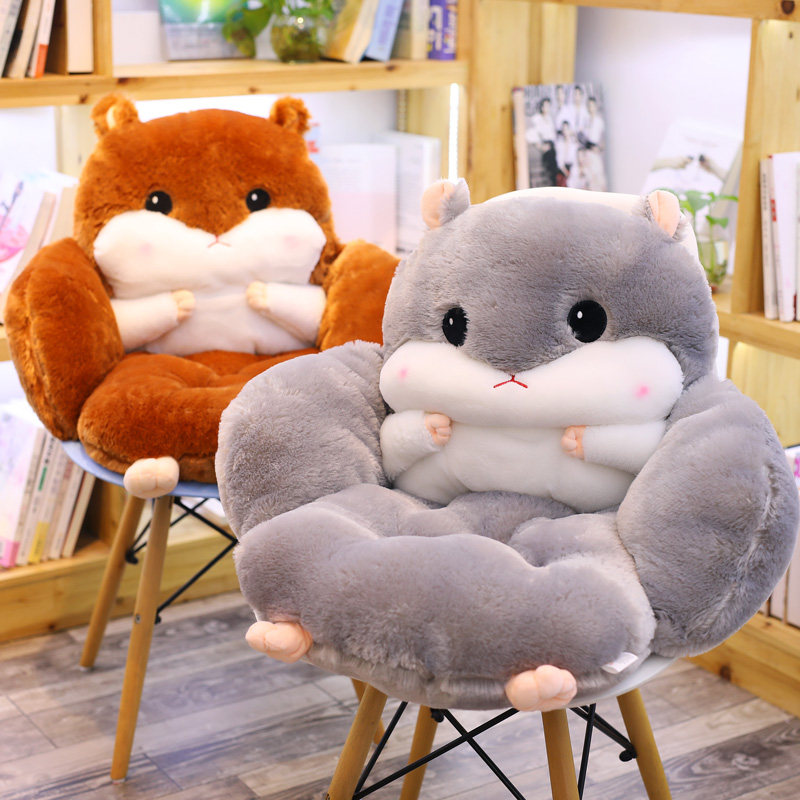Cushion sofa cushion chair cushion all season full bag student stool butt cushion integrated plush thickened for long sitting and waist