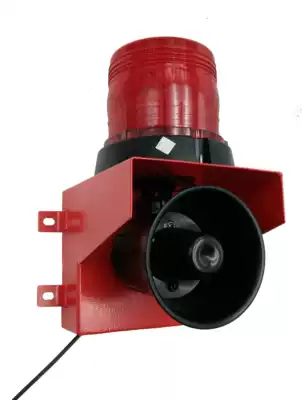 Police light incoming call reminder sound and light alarm battery alarm light connected to telephone line alarm light mains alarm light