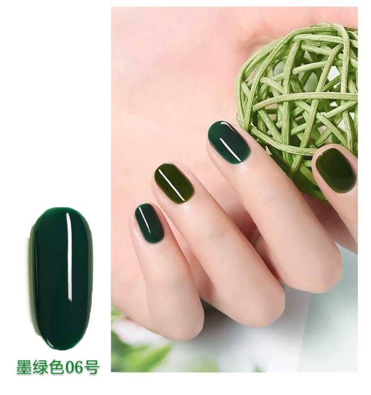 Dark green nail polish avocado mustard green pumpkin green nail polish dark green fresh nail glue 8ml