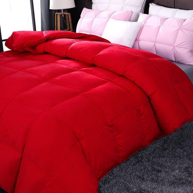 Down was married by 95 white velvet marry by the big red wedding celebration of all cotton double thickened winter core