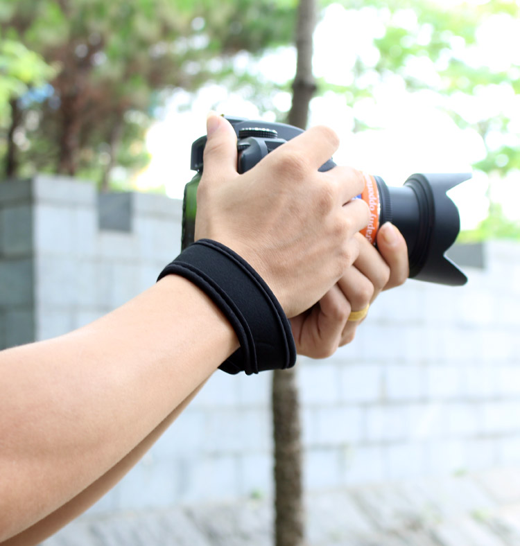 dây đeo cổ tay máy ảnh cho Canon / Nikon SLR dây đeo máy ảnh cổ tay máy tính xách tay Fuji Xt3 với A6300 Sony vi đơn - Phụ kiện máy ảnh DSLR / đơn túi máy ảnh đeo chéo