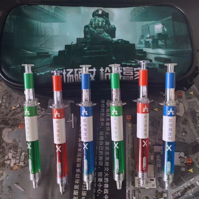 Dark Zone Breakthrough Peripheral Endurance Pen Red Pen Green Pen Blue Pen Model Student Pen Toy Pen Popular Collectible Gift