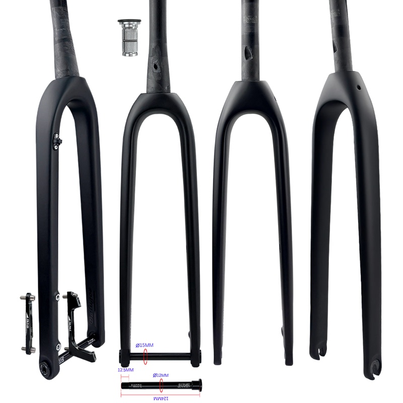 Shanma Carbon Fiber Fully Internal Cable Routing Disc Brake Bicycle Fork Gravel Bike Mountain Bike Road Bike Universal Shanma Carbon Fiber Fully Internal Cable Routing Disc Brake Bicycle Fork Gravel Bike Mountain Bike Road Bike Universal