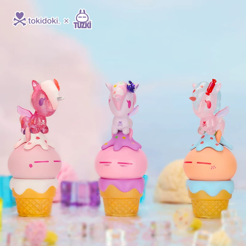 Единороги-кролики лыжи слепые слепые слепые подтверждение мороженого Tokidoki X Tuzki Tao Qiduqi