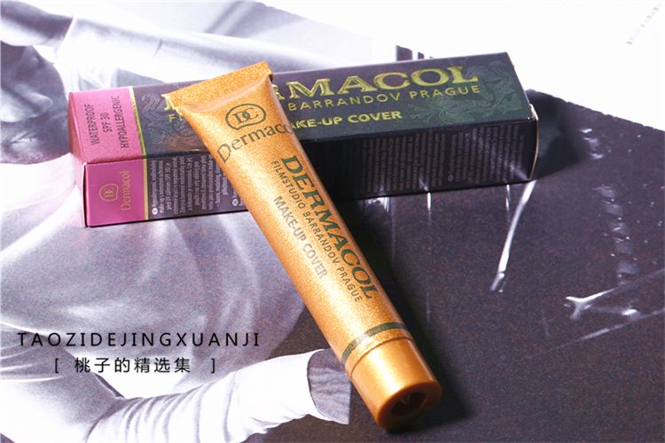 Séc Dermacol 黛玛 Kem che khuyết điểm Dema 寇 nhỏ kem nền che khuyết điểm hình xăm sẹo vòng tròn đen che khuyết điểm the face shop