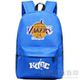 Bóng rổ đơn giản NBA24 Kobe Kobe Lakers Túi đeo chéo nam màu đen dành cho nam và nữ Mamba balo đi học nam cấp 2 Ba lô