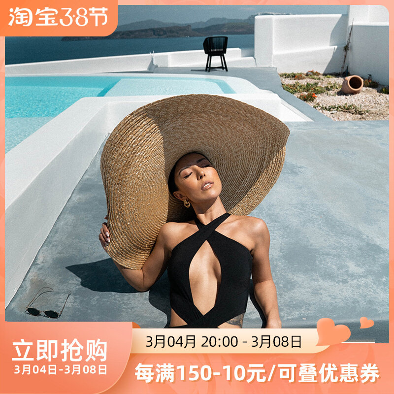 Mystery Ocean Ins Swimsuit Women's Vintage Backless Swimsuit Slim Belly Covering Swimsuit