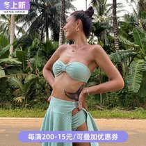 OceanMystery2021 new summer quick-drying sports bikini skirt I-buckle two-color optional