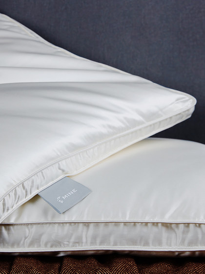 MINE/寐新款丝棉100%桑蚕丝枕头透气家用深睡枕四季蚕丝枕芯 霜月