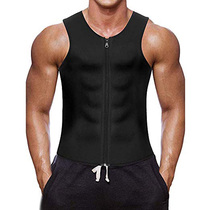 Sportsman fitness running trendy men sleeveless stand collar vest vest male slim breathable thin section handsome vest male T-shirt