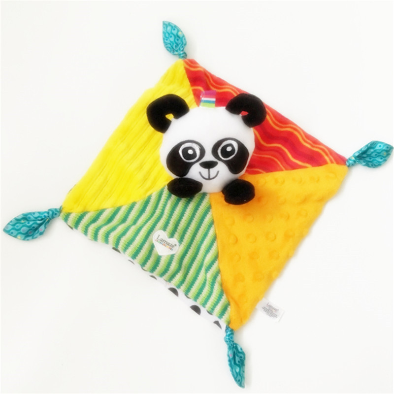 Clearance Lamaze Panda Anfu towel Newborn Infant Black and White Color Visual Development Soothing Toys