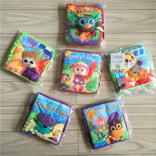 Clearance foreign trade lamaze cloth book Early education baby lamaze baby cloth book