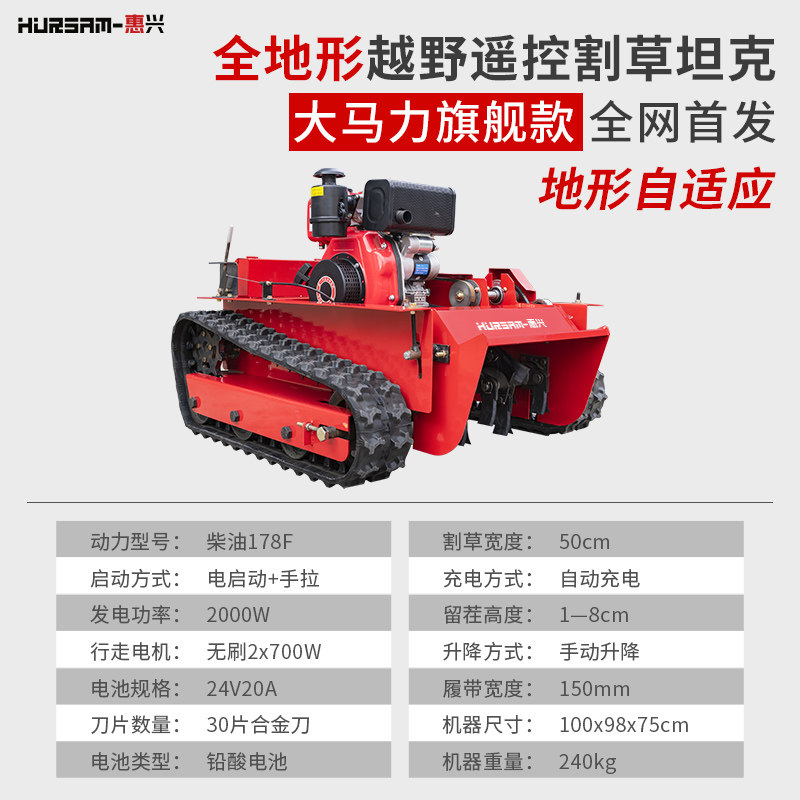 Газонокосилка с дистанционным управлением Huixing (все medan)