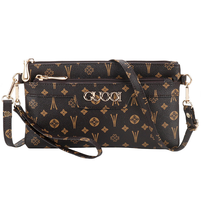 Y Flower BrownBag female Inclined shoulder bag Versatile 2021 new pattern ma'am Korean version One shoulder Female bag Leisure fashion Mobile phone bag The single shoulder bag
